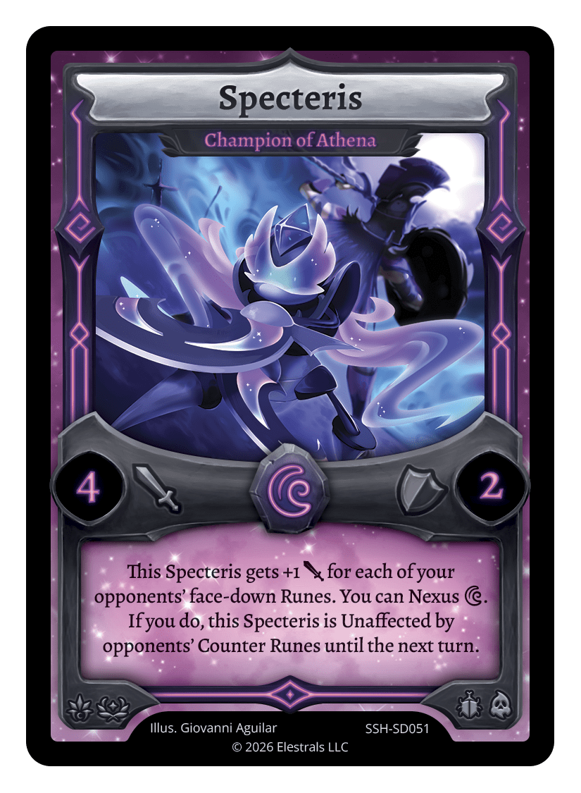 Specteris - Champion of Athena - SSH-SD051